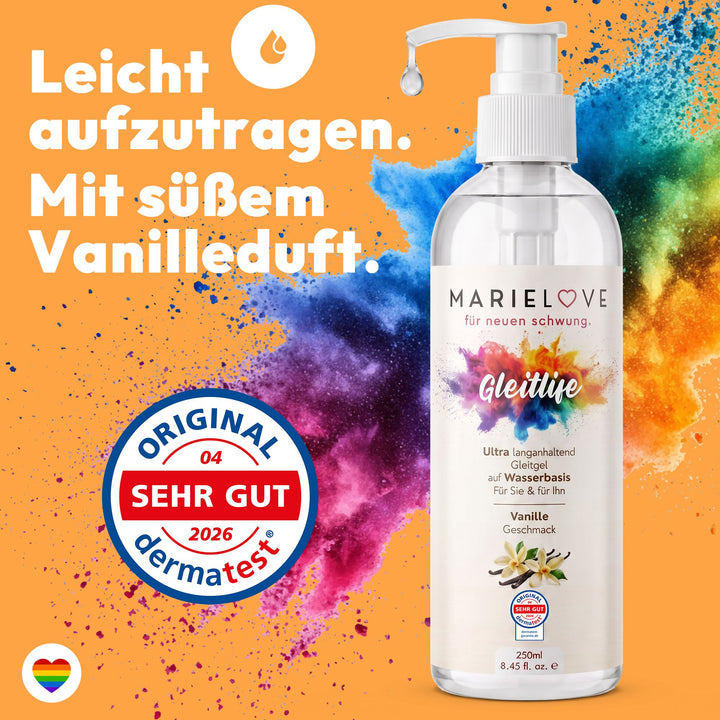 Marielove Gleitlife Vanille Gleitgel auf Wasserbasis, 250 ml