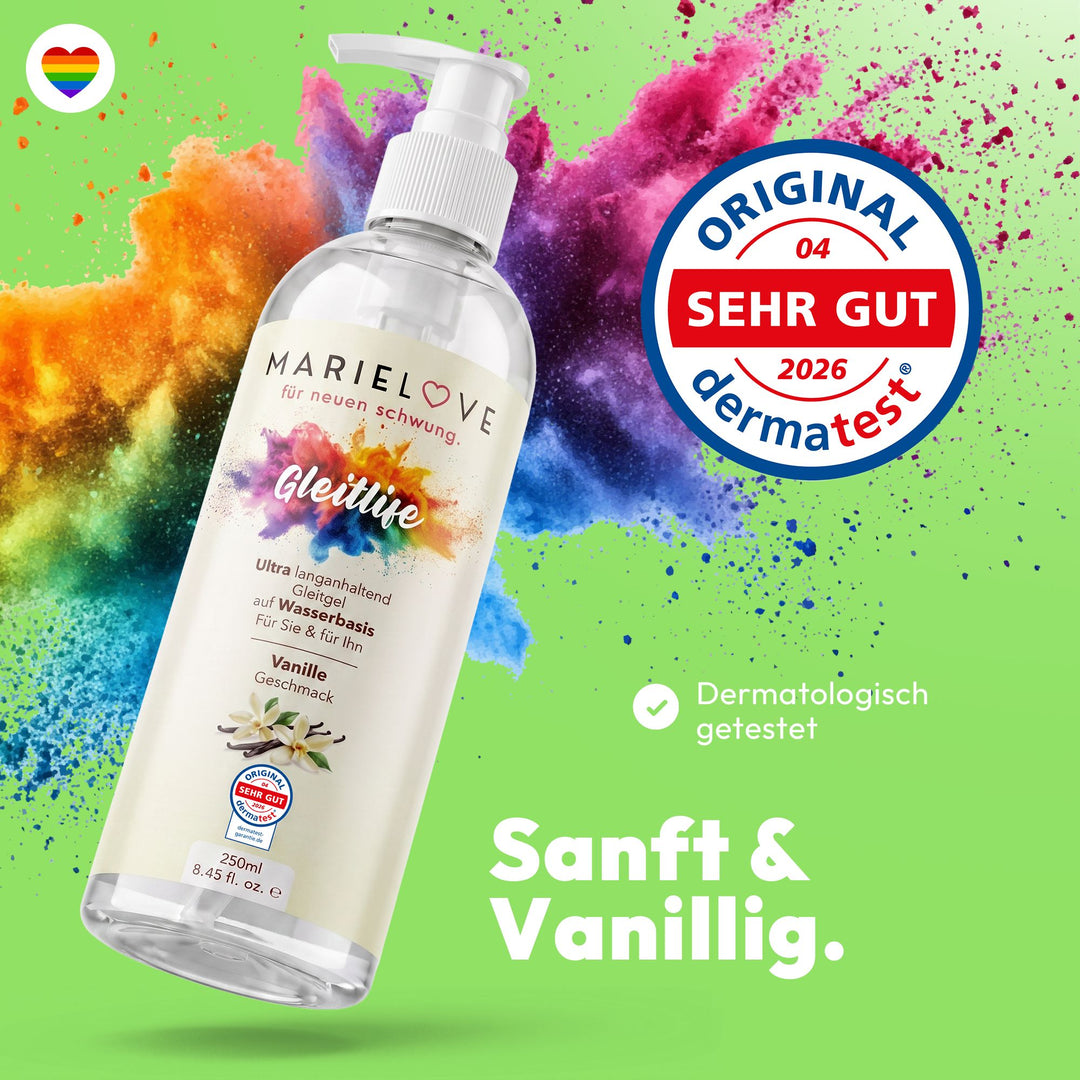 Marielove Gleitlife Vanille Gleitgel auf Wasserbasis, 250 ml