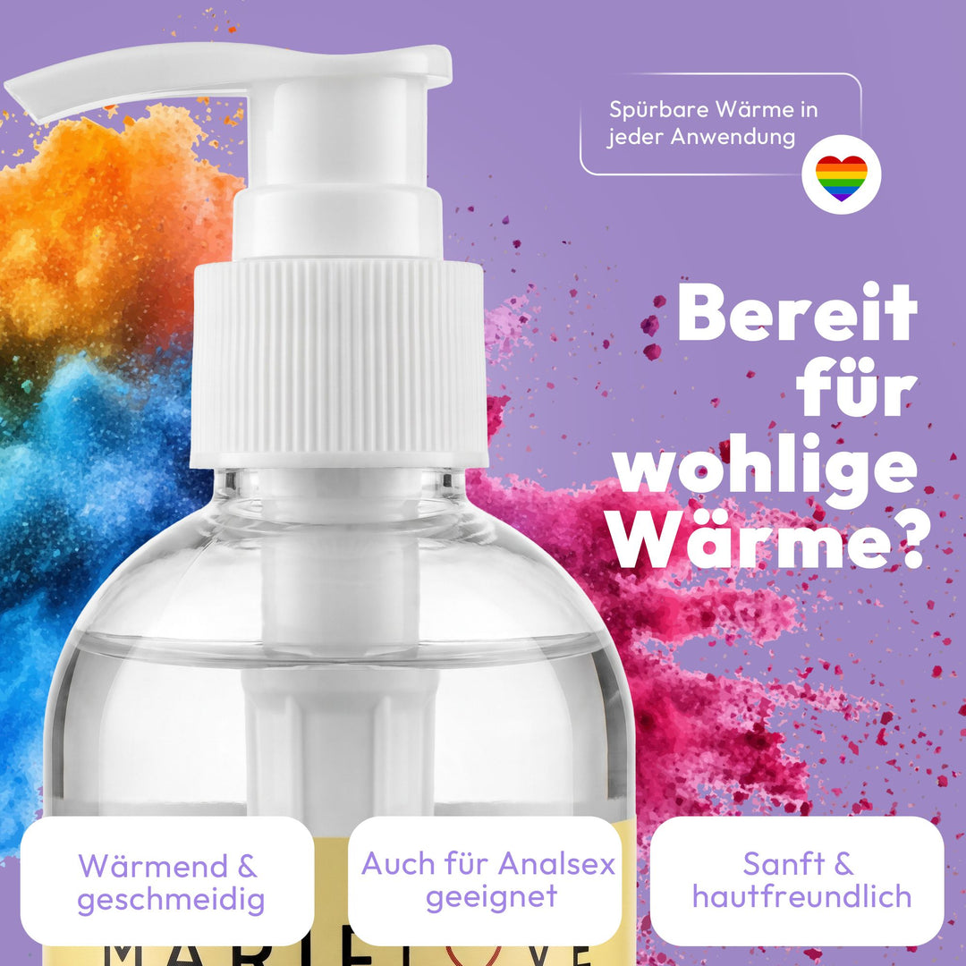 Marielove Gleitlife Warming Gleitgel auf Wasserbasis, 250 ml