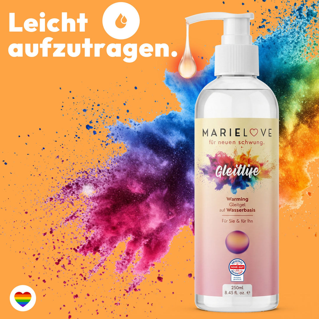 Marielove Gleitlife Warming Gleitgel auf Wasserbasis, 250 ml
