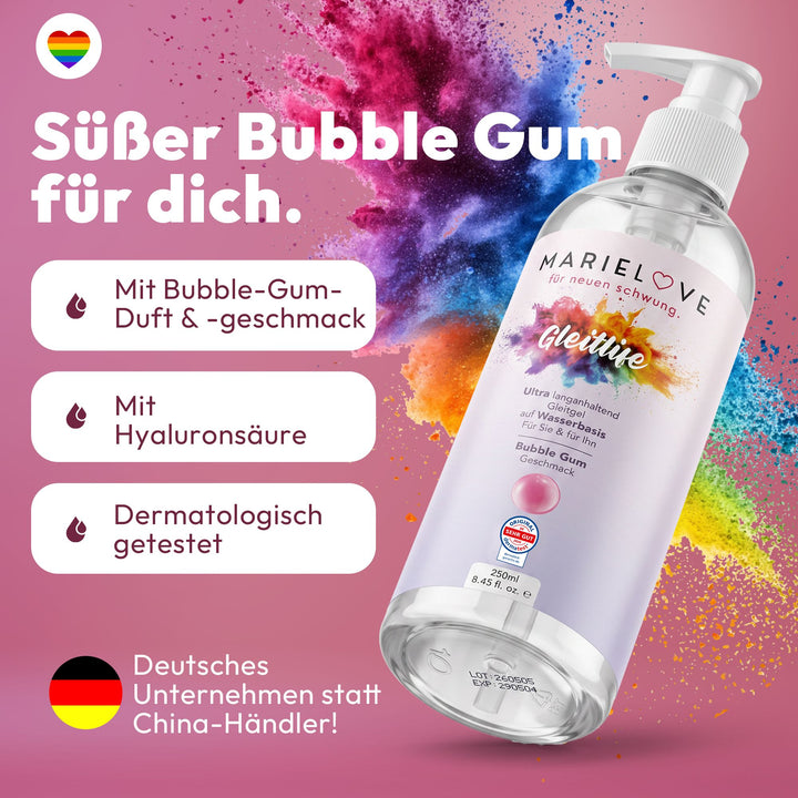 Marielove Gleitlife Bubble Gum Gleitgel auf Wasserbasis, 250 ml