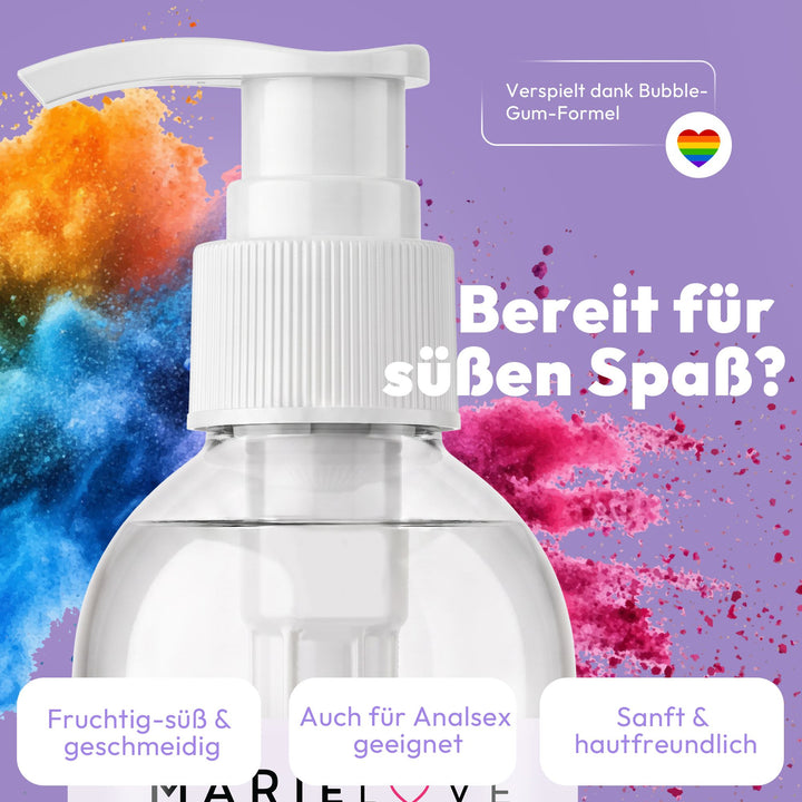 Marielove Gleitlife Bubble Gum Gleitgel auf Wasserbasis, 250 ml