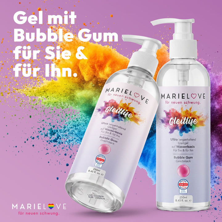 Marielove Gleitlife Bubble Gum Gleitgel auf Wasserbasis, 250 ml