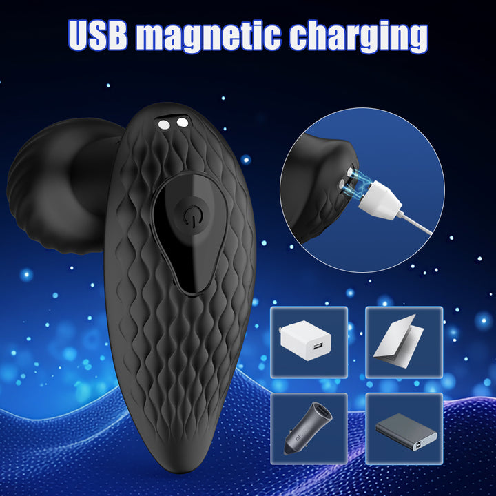 Vibrator Stimulation Klitoris Wasserdicht USB GM-487 Schwarz