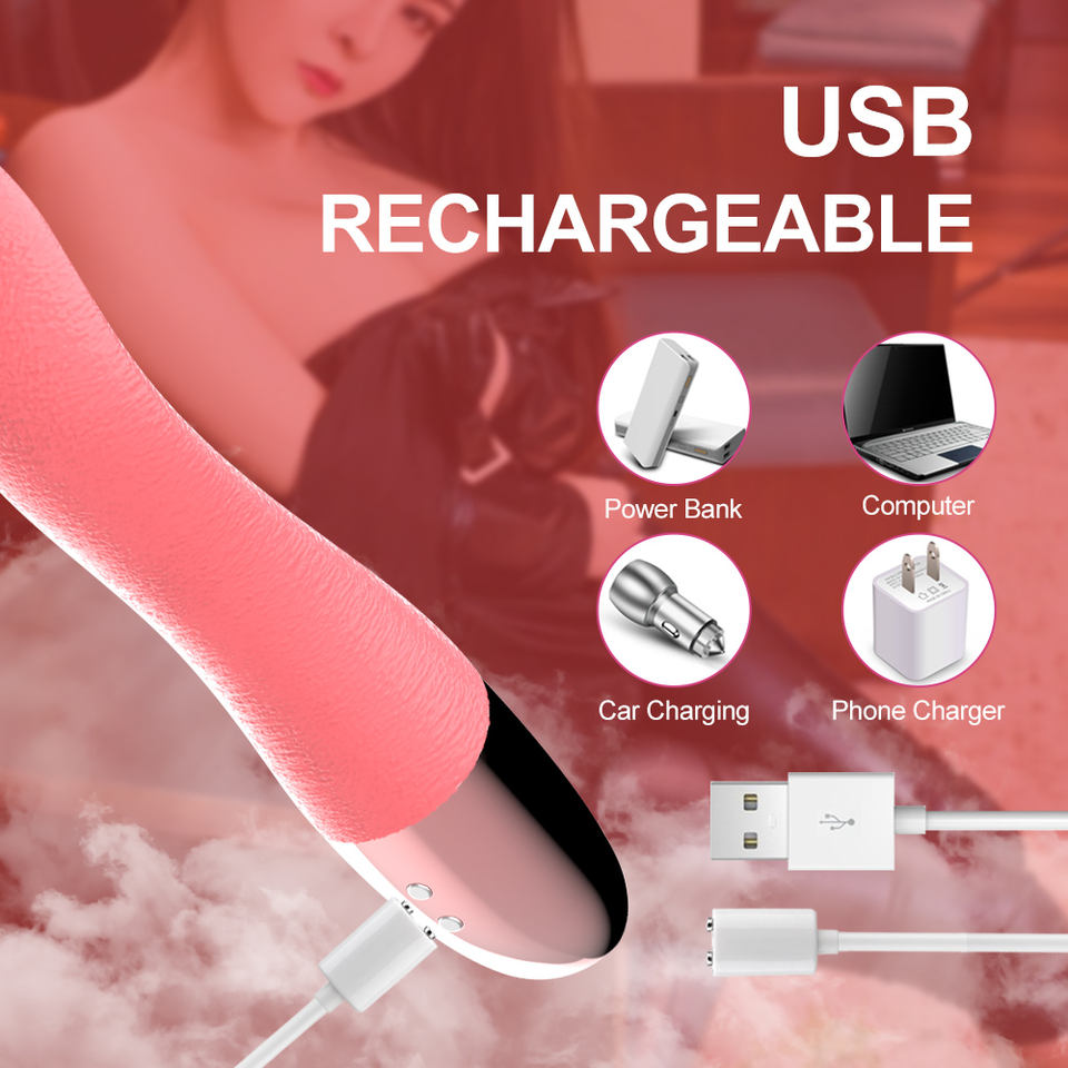 Vibrator Stimulation Klitoris Wasserdicht USB GM-361 Rosa