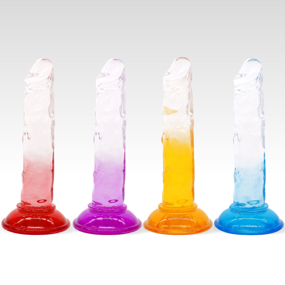 Dildo 20cm mit Saugnapf – Realistisch, 4 Farben