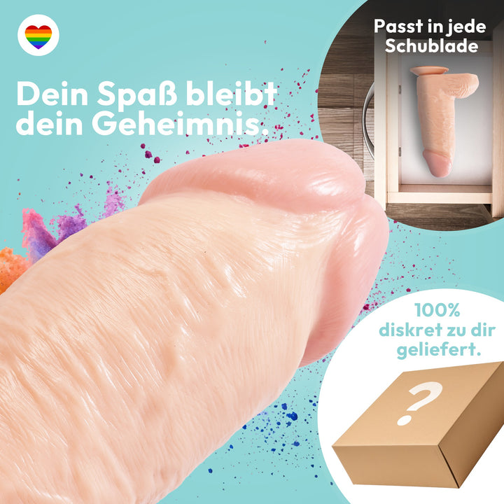 marielove Saugnapfdildo Dicker 27cm Dildo 1,1kg