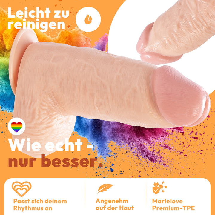 marielove Saugnapfdildo Dicker 27cm Dildo 1,1kg