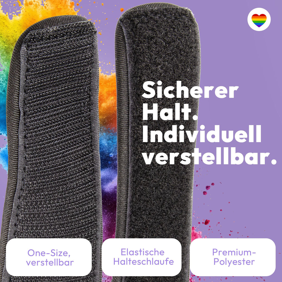 Marielove Freihand-Gurt – Verstellbare Halterung für Stab-Vibratoren jeder Größe