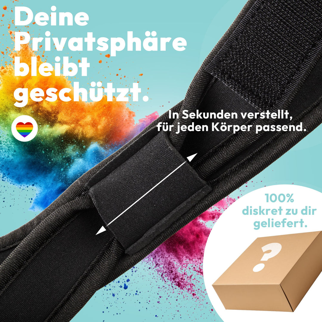 Marielove Freihand-Gurt – Verstellbare Halterung für Stab-Vibratoren jeder Größe