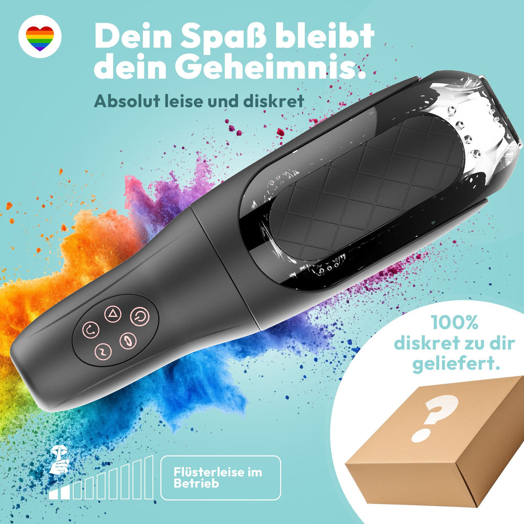 Automatischer Masturbator mit Vibration & Saugfunktion