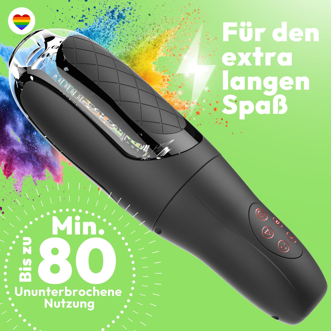 Automatischer Masturbator mit Vibration & Saugfunktion