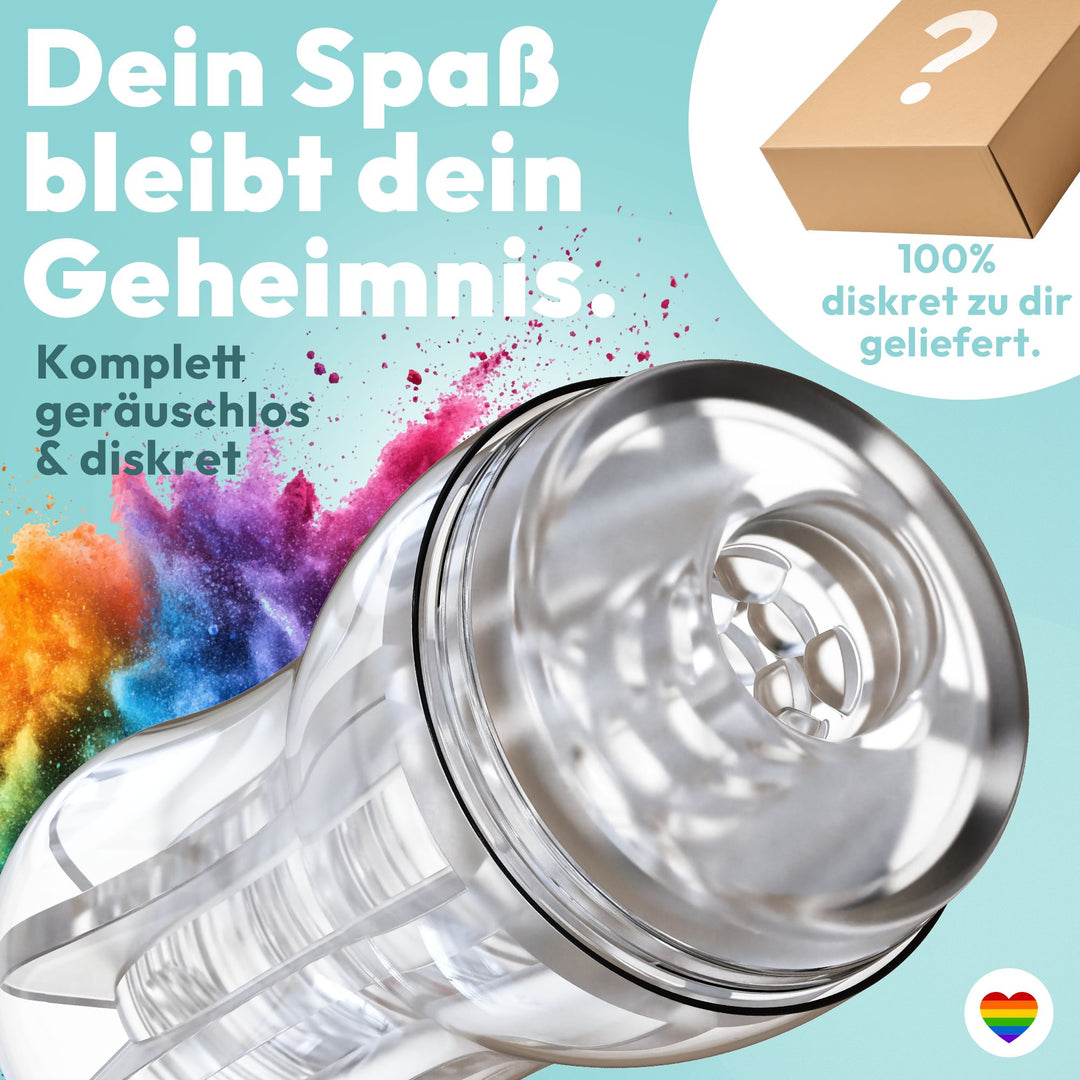 Masturbator Taschenmuschi 18 cm 3 Texturen
