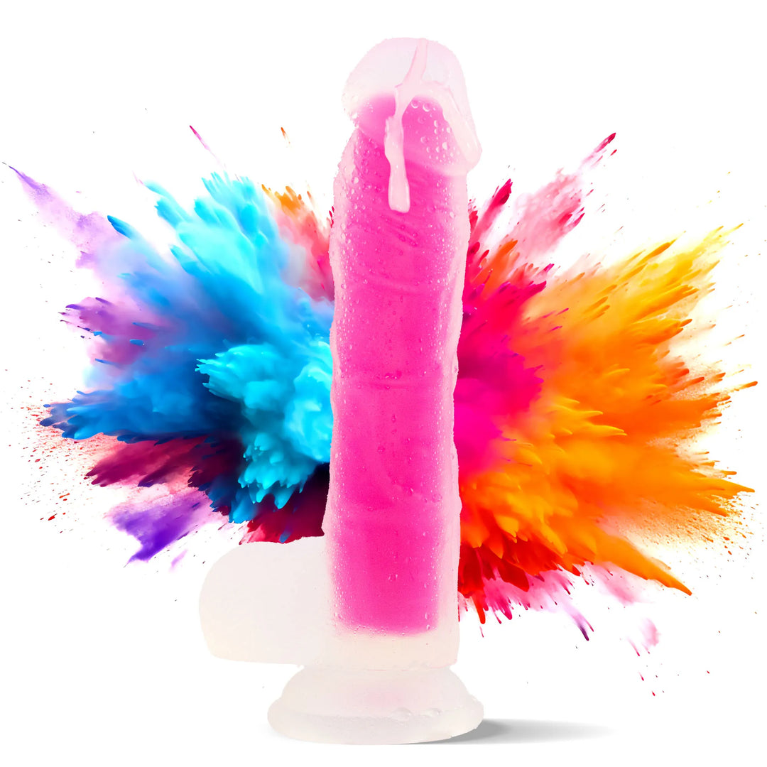 Intimdusche Anal 22 Cm Dildo Mit Saugnapf Kein Vibrator, Penisform, Bunt, Fr Frauen & Mnner Intimdusche Anal 22 Cm Dildo Mit Saugnapf Kein Vibrator, Penisform, Bunt, Fr Frauen & Mnner