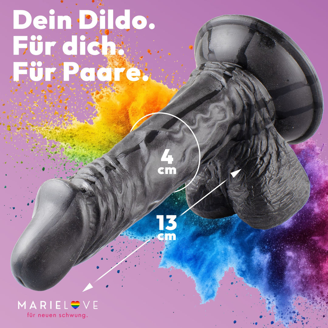 Marielove 18,5cm Realistischer Dildo mit Venenstruktur & Saugnapf-Basis