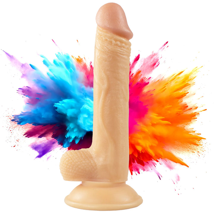 20cm Dildo no Vibrator Sex Toy Saugnapf Penis Anal PVC 3D Adern Hoden