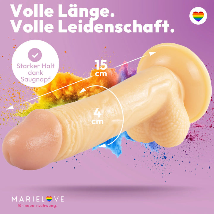 20cm Dildo no Vibrator Sex Toy Saugnapf Penis Anal PVC 3D Adern Hoden