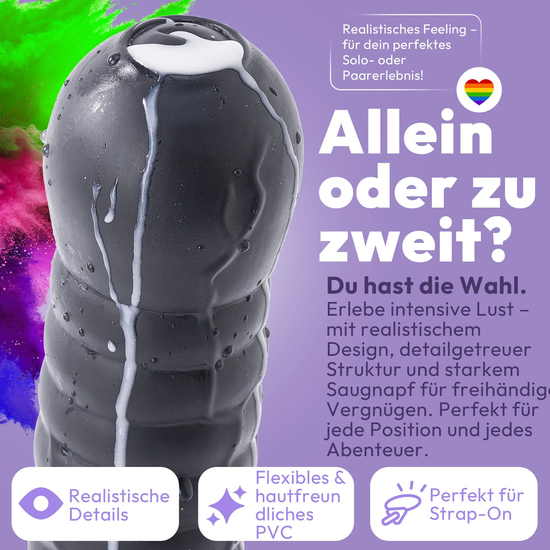 27cm Dildo no Vibrator Sex Toy Saugnapf Penis Anal PVC 3D Adern Hoden