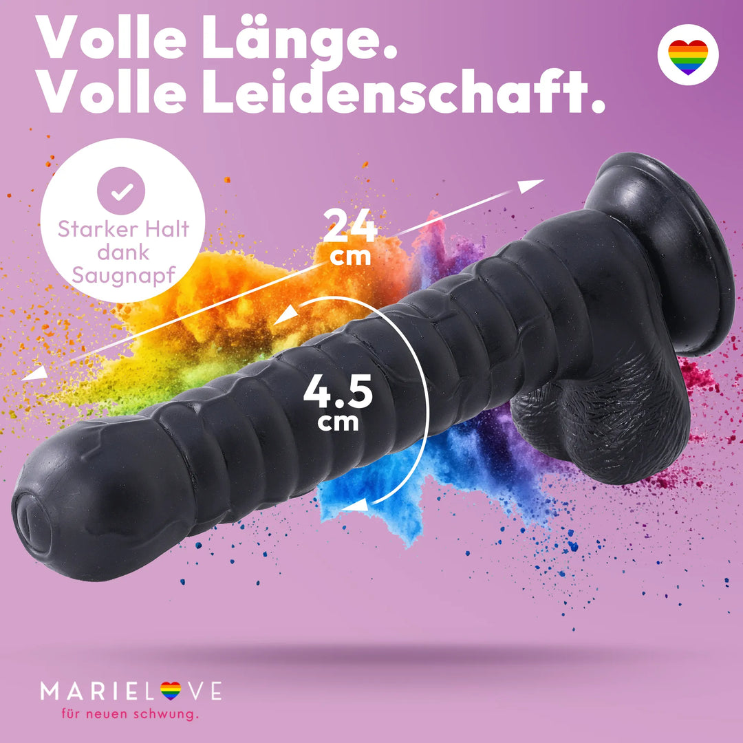 27cm Dildo no Vibrator Sex Toy Saugnapf Penis Anal PVC 3D Adern Hoden