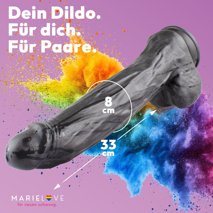 Marielove XXL Dildo – Riesig, 41 cm mit Saugnapf-Basis