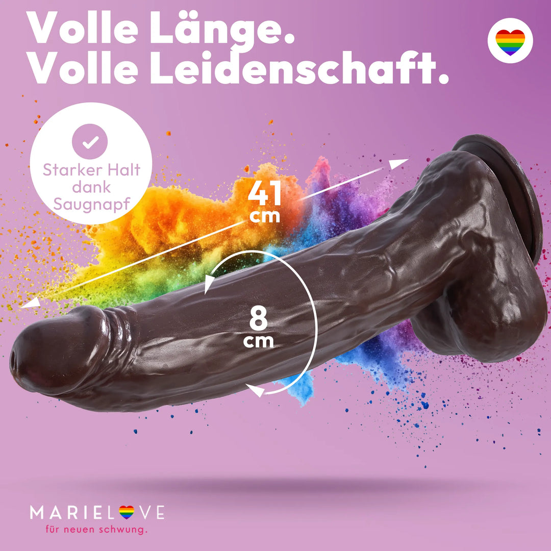 41cm XXL Dildo 3D Adern Hoden