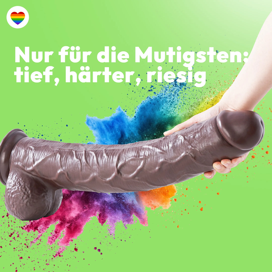 49cm XXL Dildo 3D Adern Hoden