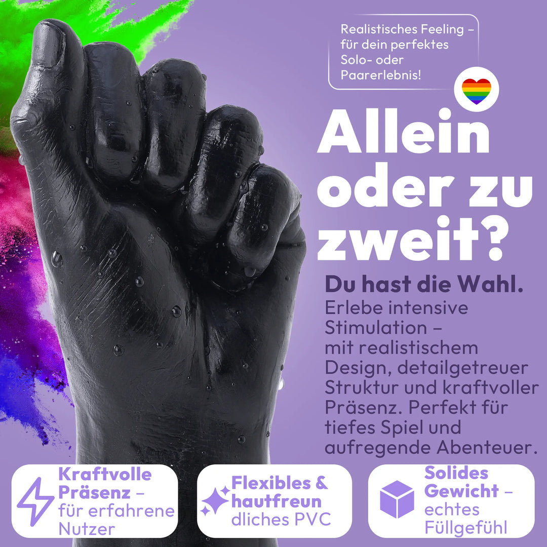 Dildo Fisthand - Riesendildo - Sexspielzeug Arm Fisting Fetisch BDSM 37 cm Lang