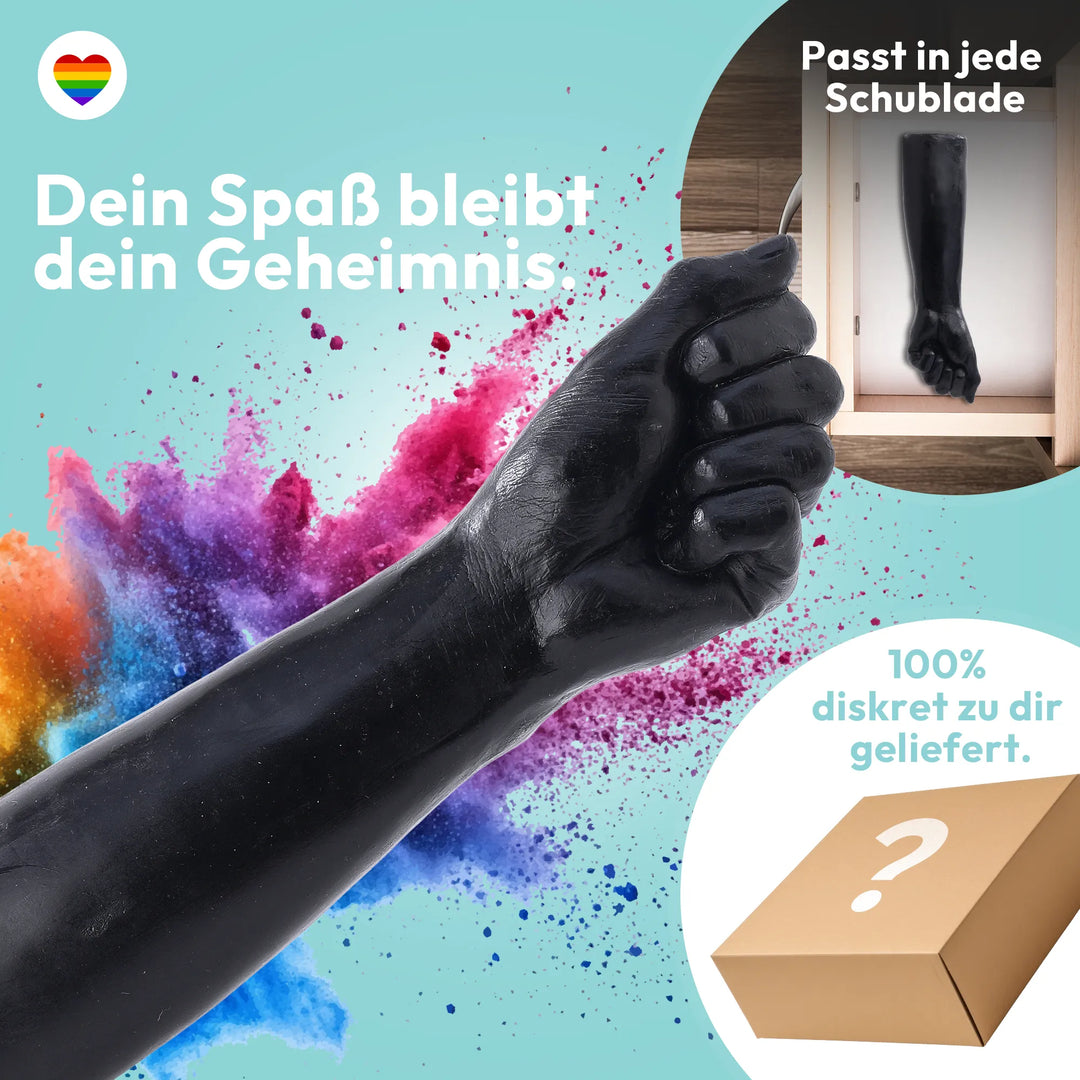 Dildo Fisthand - Riesendildo - Sexspielzeug Arm Fisting Fetisch BDSM 37 cm Lang