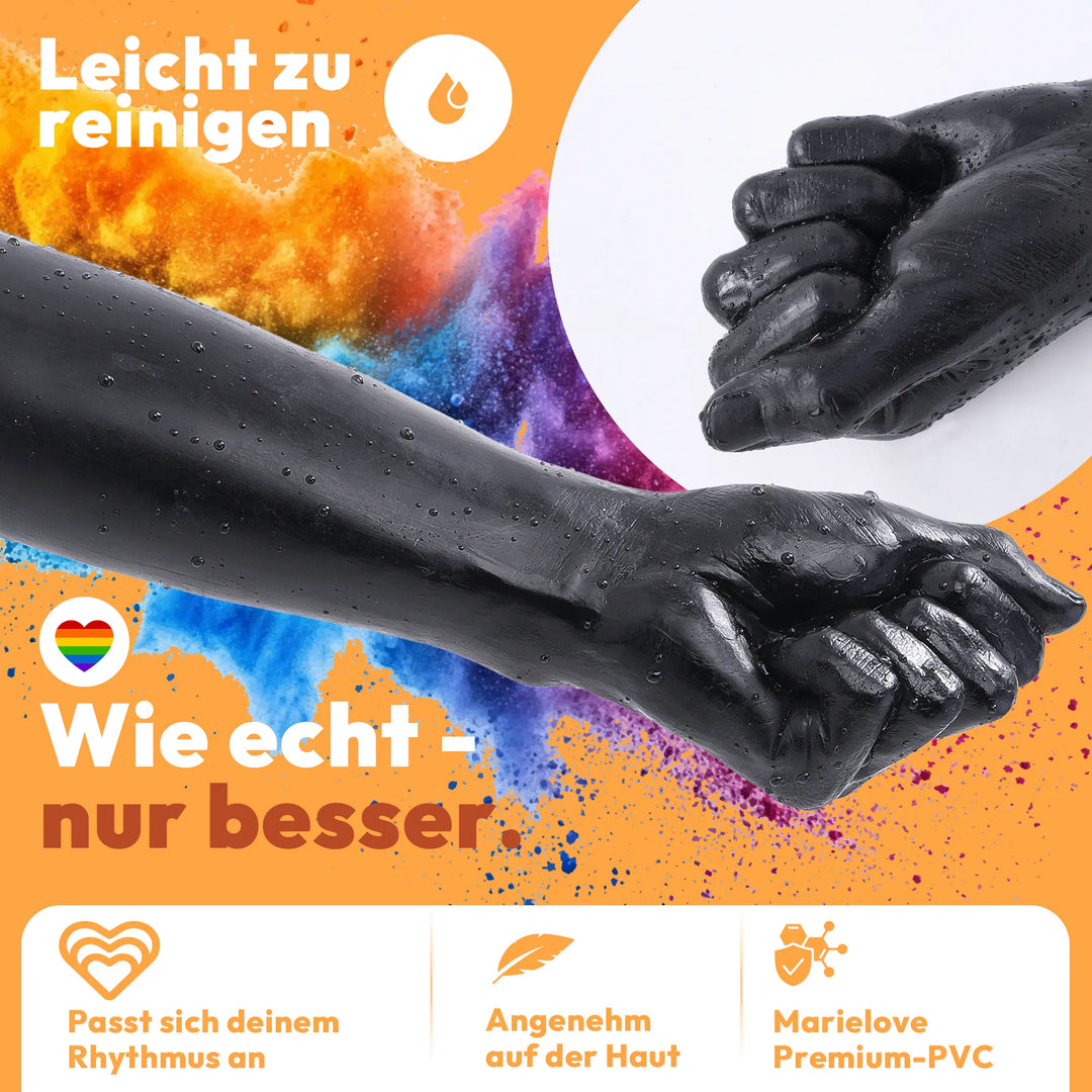 Dildo Fisthand - Riesendildo - Sexspielzeug Arm Fisting Fetisch BDSM 37 cm Lang