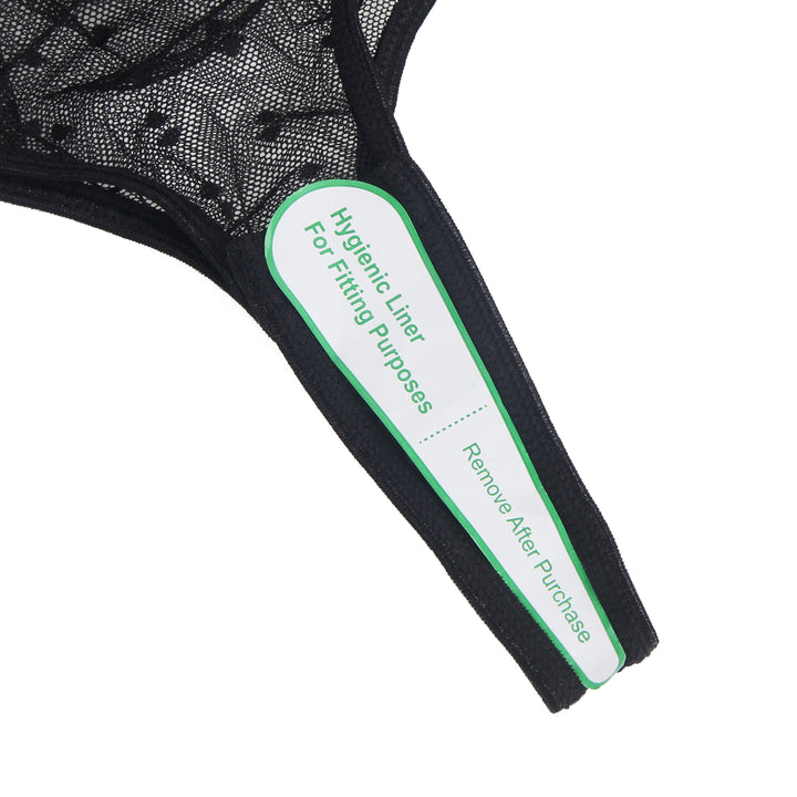 Black Embroidery Lace Hollow Suspender Bodysuit – Sexy High-Quality Lingerie