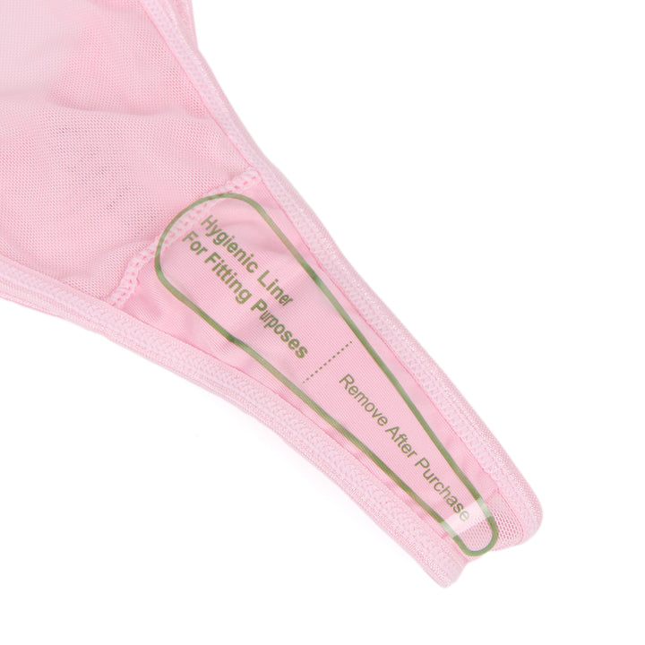 Sexy Pinkes Rüschen-Nachtkleid – Spitze & Strapse, verführerische Lingerie