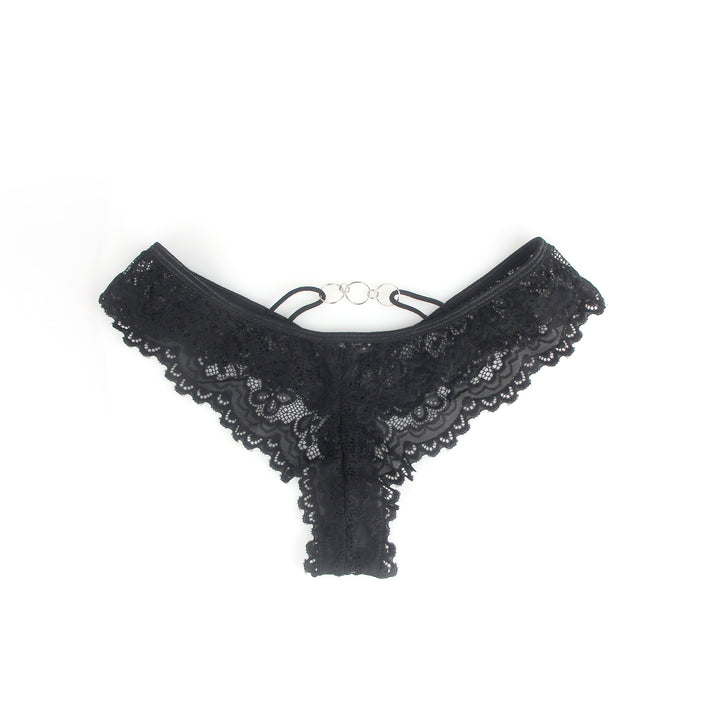 Sexy Schwarzes Spitzen-Lingerie Set – BH, Slip & Strapse, verführerische Dessous