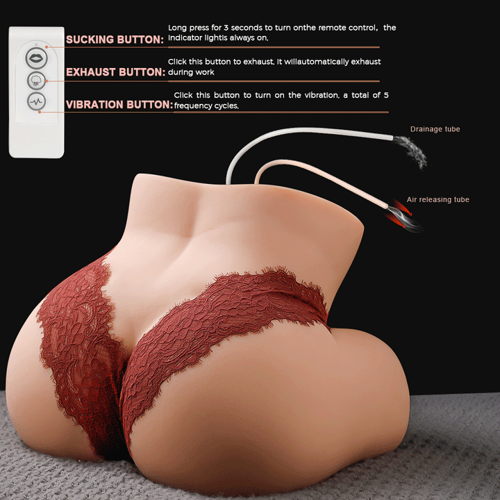 marielove Masturbator Torso Silja-Ruby Körper mit Vibration und Saugfunktion