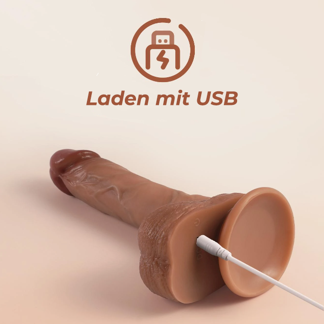 USB-ladbares Dildo-Sexspielzeug