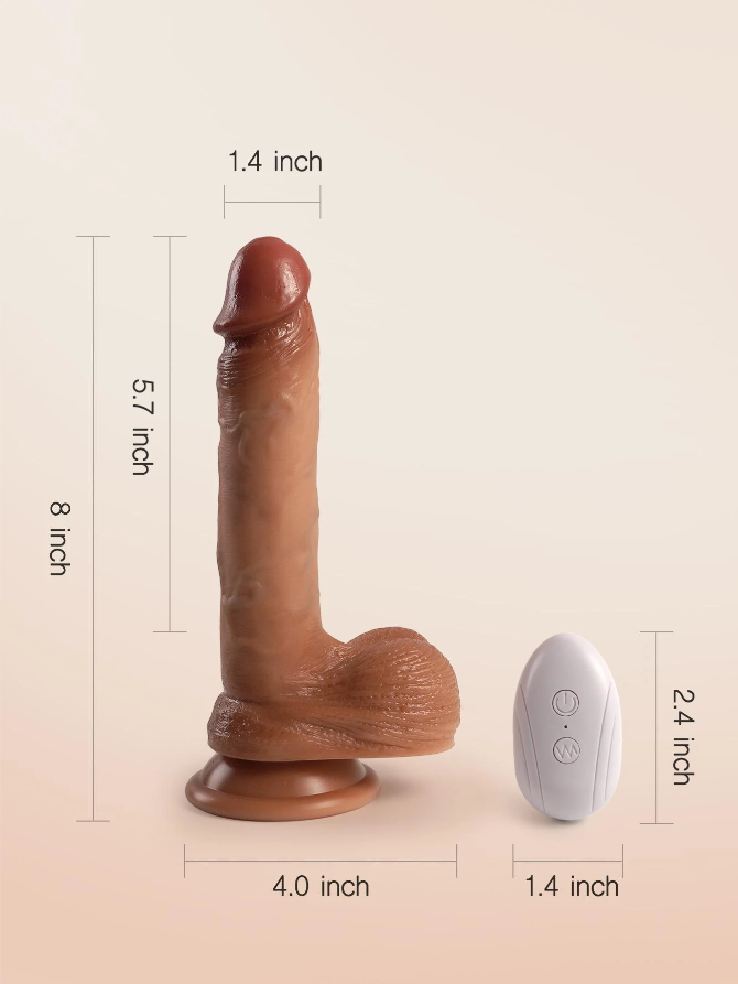 Realistisches Dildo-Sexspielzeug mit Fernbedienung
