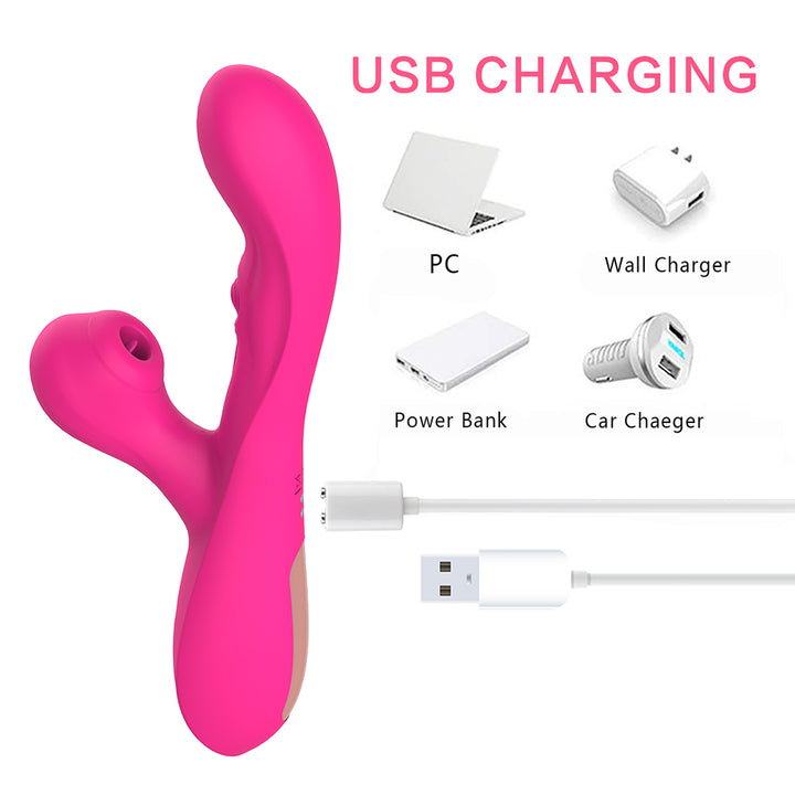 Vibrator Stimulation Klitoris Wasserdicht USB GM-323 Pink