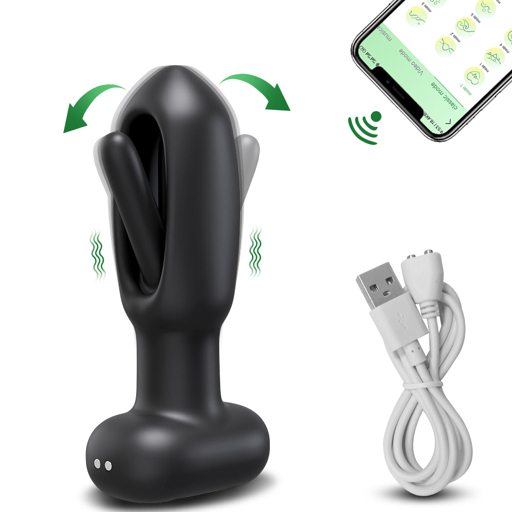 Schwarzes, wiederaufladbares Sexspielzeug, USB-Kabel