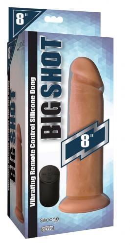 Big Shot Realistische Vibratoren Big Shot Dildo Vibrator Realistischer, vibrierender Dildo mit Saugnapf - Hautfarben diskret bestellen bei marielove