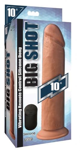 Big Shot XXL Dildos Default Big Shot Riesendildo XL Realistischer, vibrierender Dildo mit Saugnapf - Hautfarben diskret bestellen bei marielove