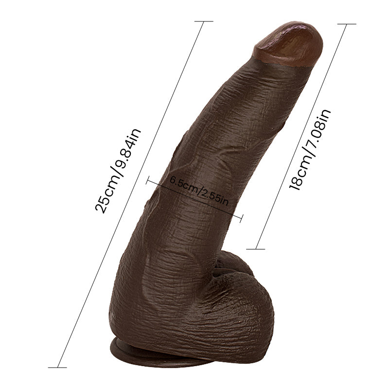 Marielove Dildo 25 Cm Realistisch, Saugnapf, PVC/Silikon, 3D Adern & Hoden, Phthalatfrei Marielove Dildo 25 Cm Realistisch, Saugnapf, PVC/Silikon, 3D Adern & Hoden, Phthalatfrei