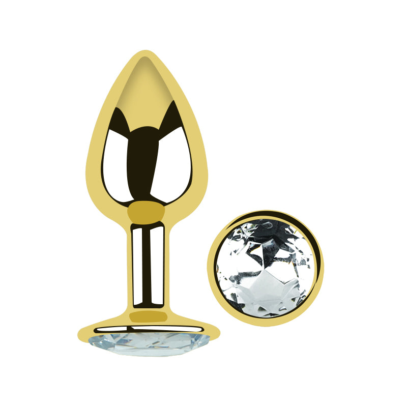 Analplug DK-004 gold S M L – Komfort und Eleganz vereint