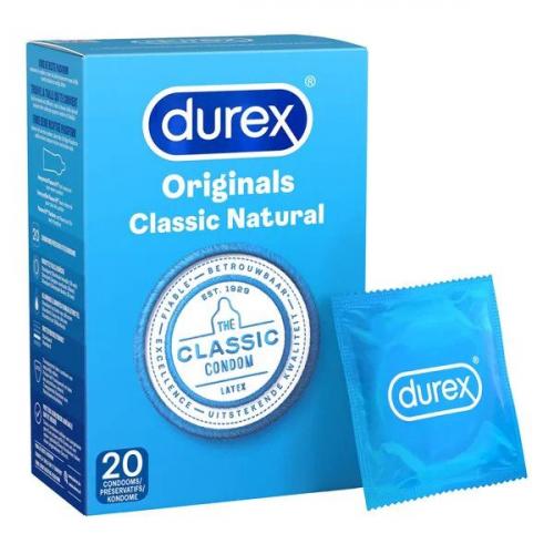 Durex Kondome Durex Kondome Durex Classic Natural 20 Stück diskret bestellen bei marielove