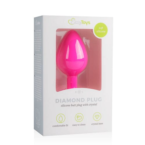 Easytoys Analplugs Default Easytoys Analplug Diamond Analplug mittlgroß - pink diskret bestellen bei marielove