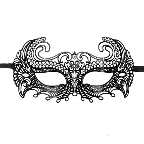 Easytoys Bondage Masken Default Easytoys SM Maske Venezianische Maske aus Metall in Schwarz diskret bestellen bei marielove