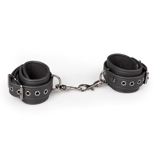 Easytoys Halsbänder Default Easytoys BDSM Halsband Schwarze Handgelenkmanschetten aus Leder diskret bestellen bei marielove