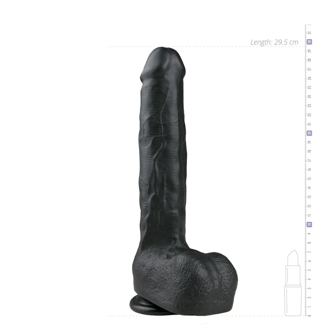 Easytoys XXL Dildos Easytoys Riesendildo Realistischer schwarzer Dildo - 29,5 cm diskret bestellen bei marielove