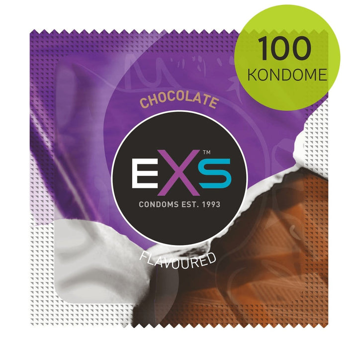 EXS Condoms Kondome 1x100 EXS Condoms Kondome mit Schokoladen Geschmack 100 - 500 Stück diskret bestellen bei marielove