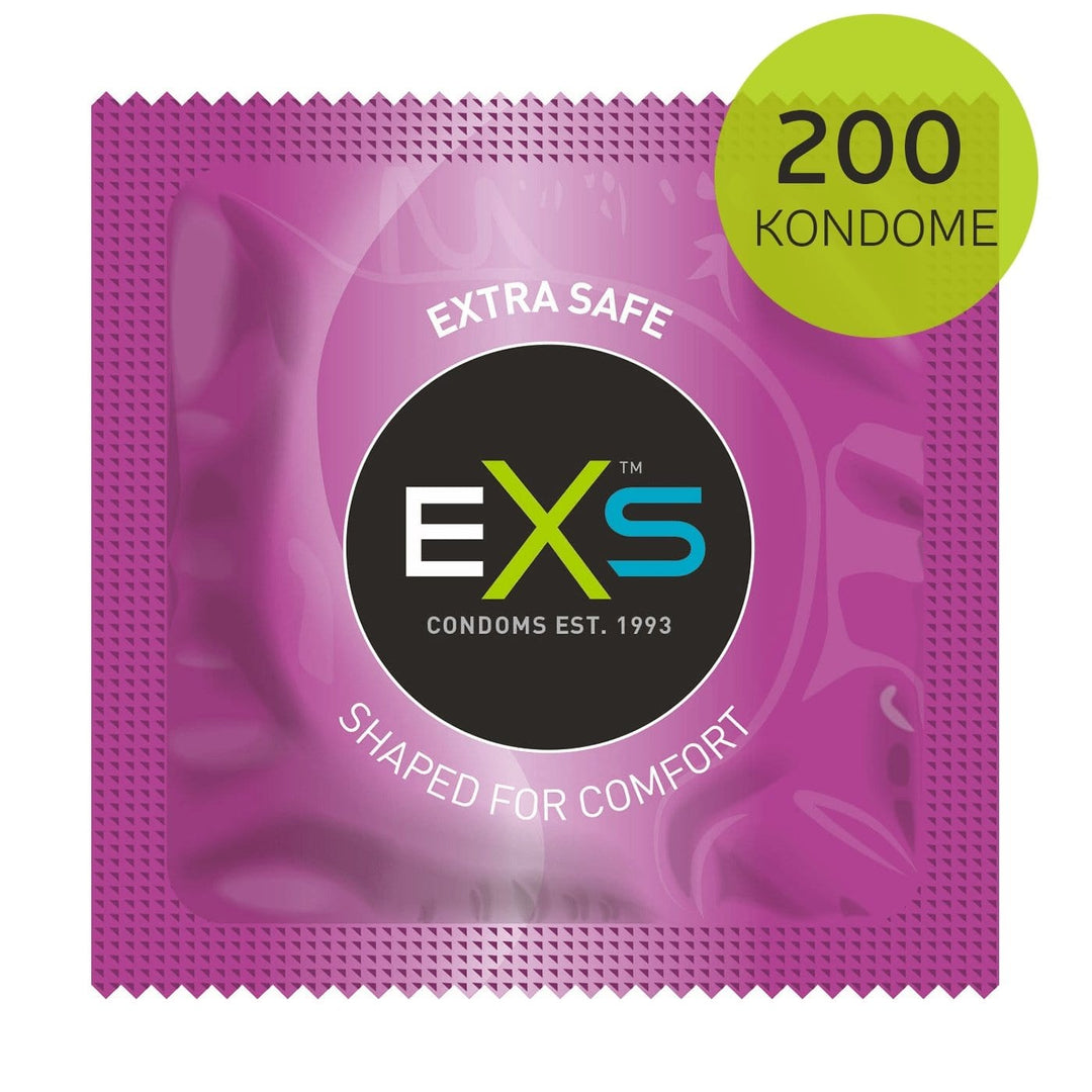 EXS Condoms Kondome 2x100 EXS Condoms Kondome Extra Sicher 100 - 500 Stück diskret bestellen bei marielove