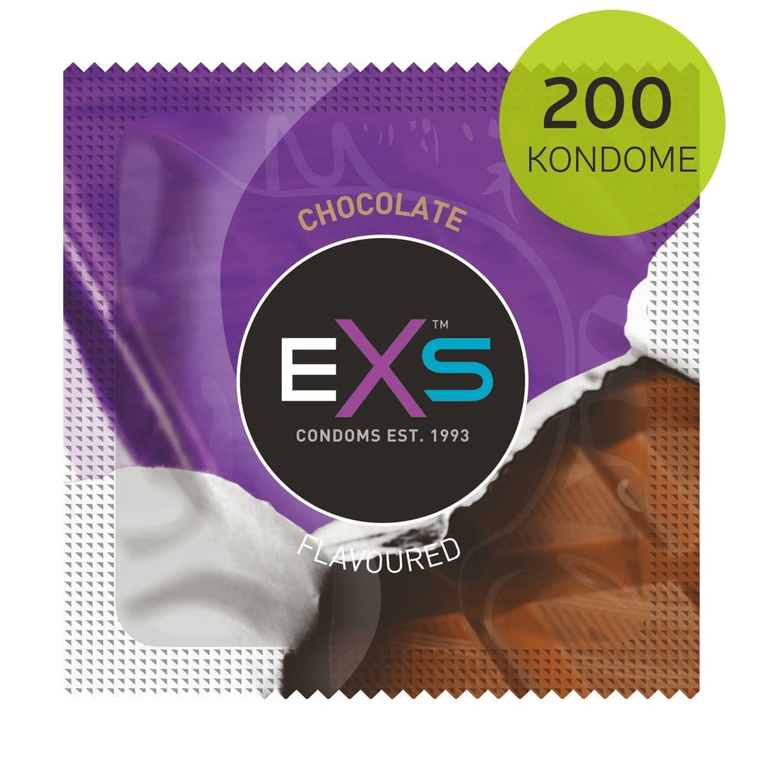 EXS Condoms Kondome 2x100 EXS Condoms Kondome mit Schokoladen Geschmack 100 - 500 Stück diskret bestellen bei marielove