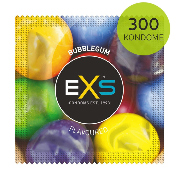 EXS Condoms Kondome 3x100 EXS Condoms Kondome mit Kaugummi Geschmack 100 - 500 Stück diskret bestellen bei marielove